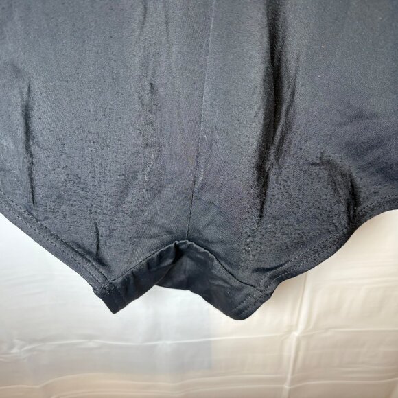 Inches Off One Piece Swimsuit Plus 16 Blue Racer Back Tummy Control Slimming - Picture 9 of 12